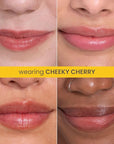 Burt’s Bees Tinted Boosted Balm, Cheeky Cherry, Hydrating Tinted Lip Balm with Vitamin C, E, and F Core, 24 Hour Lip Moisturizer with Responsibly Sourced Beeswax, 100% Natural Origin, 1 Count, 0.16oz