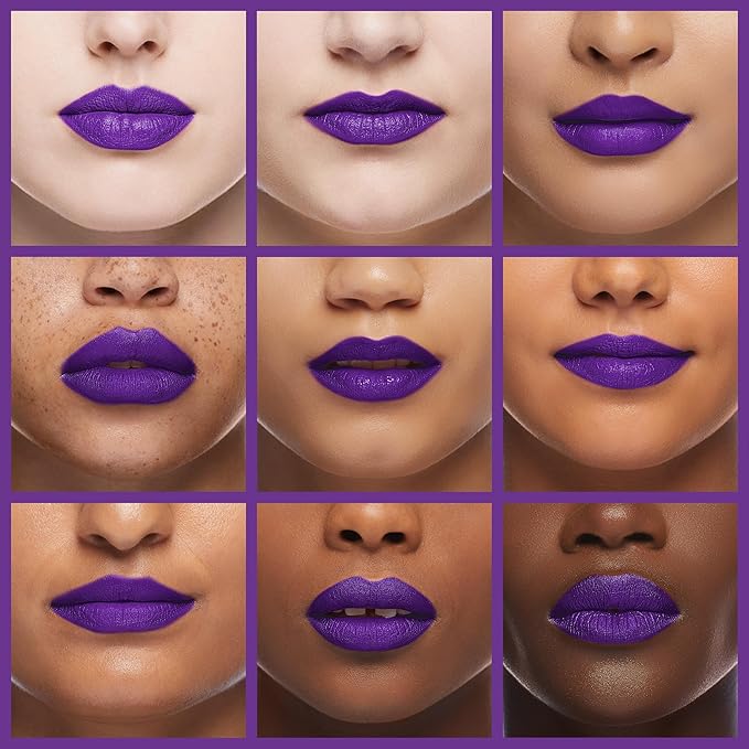 NYX PROFESSIONAL MAKEUP Liquid Suede Cream Lipstick - Amethyst (Deep Neon Purple)