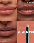 NYX PROFESSIONAL MAKEUP Slim Lip Pencil, Long-Lasting Creamy Lip Liner - Peakaboo Neutral