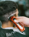Supreme Trimmer Pro Clipper All Metal w/Fade Blade | 300 Min Run Time Professional Clipper Set, Cordless Beard Trimmer | STC5030 Red