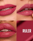 Maybelline Super Stay Matte Ink Liquid Lipstick Makeup, Long Lasting High Impact Color, Up to 16H Wear, Ruler, Deep Cranberry, 1 Count, Packaging May Vary