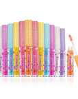 14pc Fruity Flavored Lip Gloss Set - Lip Gloss in Assorted Fruity Flavors, Non Toxic Makeup for Kids & Teens