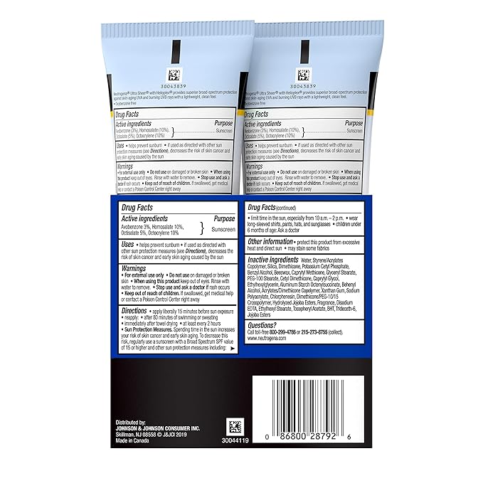 Neutrogena Ultra Sheer Dry-Touch Water Resistant