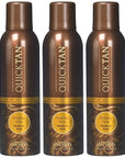 Body Drench QuickTan Bronzing Spray Instant Self Tanner, Medium/Dark, 6 Fl Oz (Pack of 3)