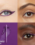 Maybelline TattooStudio Long-Lasting Sharpenable Eyeliner Pencil, Glide on Smooth Gel Pigments with 36 Hour Wear, Waterproof, Rich Amethyst, 1 Count