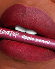 ColourPop Lippie Lip Pencil - High-Pigment, Long-Lasting & Sharpenable Lip Liner with High-Impact Color - Vegan, Cream Formula with Precise Application - On Ice (0.35 oz)