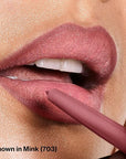 Revlon Colorstay Lip Liner with Built-In Sharpener, Valentine's Day Makeup Gifts for Women, Longwear Rich Colors, Smooth Application, 703 Mink, 0.01 oz