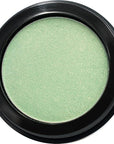 Clover Shimmering Emerald Green Yellow Gold Flecked Forest Pressed Powder Single Vegan Eyeshadow; Talc, Paraben & Cruelty Free