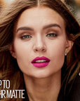 Maybelline Super Stay Ink Crayon Lipstick Makeup, Precision Tip Matte Lip Crayon with Built-in Sharpener, Longwear Up To 8Hrs, Run The World, Magenta Pink, 1 Count