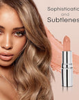 nude envie - Lipstick - Creamy & Long-Lasting Finish - Velvety Texture & Easy Application - Luxury Hydration - With Shea Butter, Vitamin E & Jojoba Oil - Vegan, Paraben-Free & Cruelty-Free - Pure