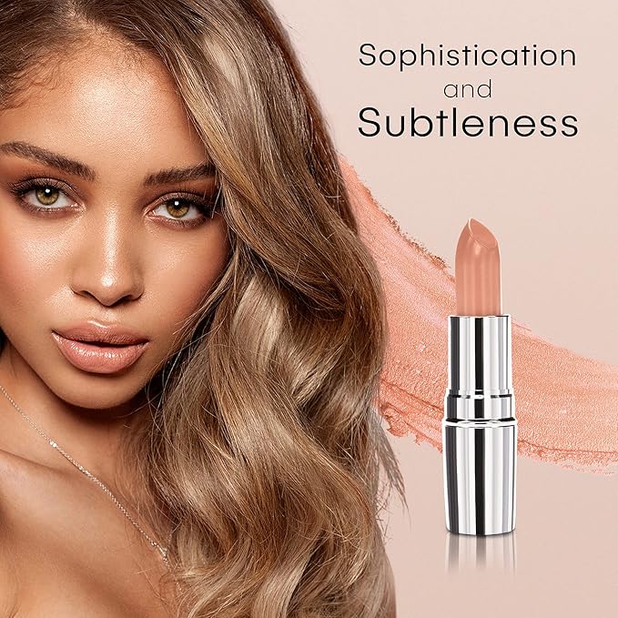 nude envie - Lipstick - Creamy & Long-Lasting Finish - Velvety Texture & Easy Application - Luxury Hydration - With Shea Butter, Vitamin E & Jojoba Oil - Vegan, Paraben-Free & Cruelty-Free - Pure