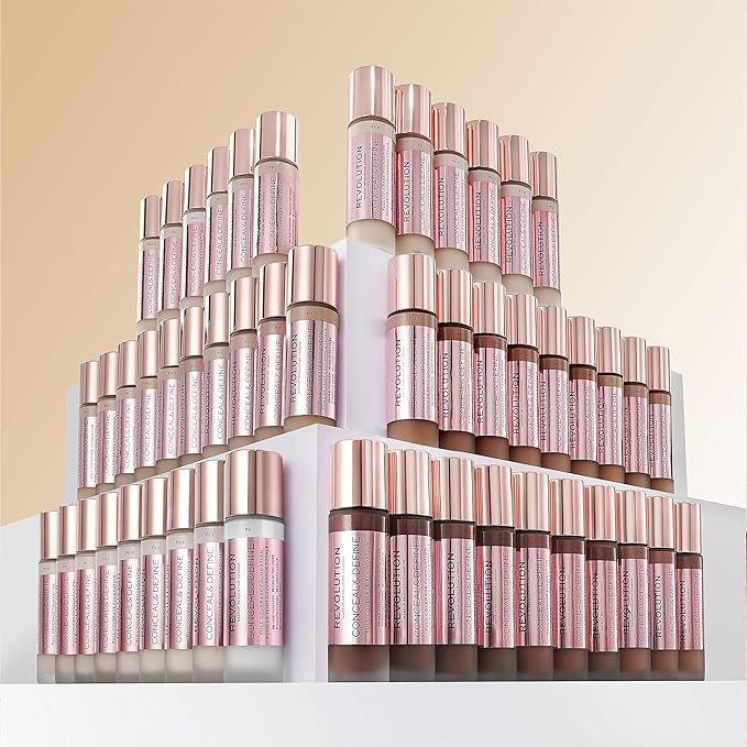 Revolution Beauty, Conceal & Define Foundation, Full Coverage, Fl. Oz.