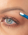 TRIM Azure Collection Slant Tip Tweezer – Precision-Ground Tips Grasp Even The Finest Hairs – Angled to Align with The Brow's Natural Arch – Calibrated Tension for More Control – Stainless Steel