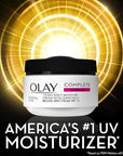 Olay Face Moisturizer Complete All Day UV Moisture Cream with Sunscreen SPF 15, Normal Skin, 2 Fl Oz (Pack of 3)