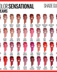 Maybelline Color Sensational Lipstick, Lip Makeup, Cream Finish, Hydrating Lipstick, Nude, Pink, Red, Plum Lip Color, Bare Reveal, 0.15 oz; (Packaging May Vary)