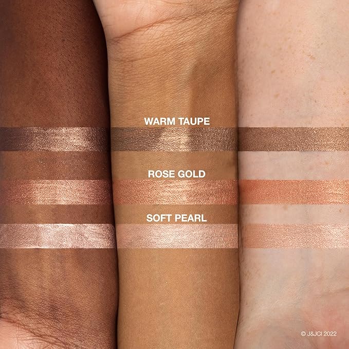 Neutrogena Sensitive Skin Eyeshadow + Primer, a Longwearing, 2-in-1 Metallic Eyeshadow for Sensitive Skin with Pro-Vitamin B5, Lightweight Cream-to-Powder Formula, Soft Pearl, 0.22 oz