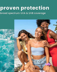 Hawaiian Tropic Skin Defense Sunscreen Lotion SPF 30, 6oz | SPF 30 Sunscreen Lotion with Green Tea Extract, Sunscreen Body Lotion, Oxybenzone Free Sunscreen, 6oz
