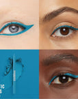MAYBELLINE New York Tattoo Studio Long-Lasting Sharpenable Eyeliner Pencil, Glide on Smooth Gel Pigments with 36 Hour Wear, Waterproof Arctic Skies 0.04 oz