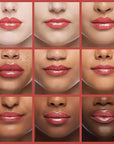 Oulac Coral Orange Lipstick for Women with Metallic 3D Shine Lightweight Hydrating Formula, High Impact Lip Color, Vegan Beauty, Full Coverage Lip Makeup, Christmas Gifts for Women, Be Happy(05)