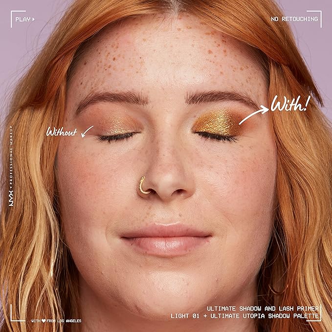 NYX PROFESSIONAL MAKEUP Ultimate Shadow & Liner Primer, Eyeshadow & Eyeliner Primer - Light