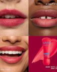 NYX PROFESSIONAL MAKEUP Smushy Matte Lip Balm, Tinted Lip Moisturizer with Soft, Matte Finish - Sassy Stuff (Candy Apple Red)