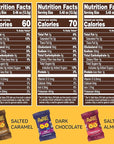 AWAKE - Caffeinated Chocolate Bites - Dark Chocolate Variety Pack (3 Flavors), 50 Bites - Dark, Salted Almond, & Salted Caramel - 50mg Caffeine - Coffee Alternative - Fairtrade, Gluten Free - 0.48oz