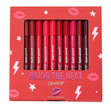 ColourPop Lippie Lip Pencil Vault - High-Pigment, Long-Lasting & Sharpenable Lip Liner with High-Impact Color - Vegan, Cream Formula with Precise Application - Bring the Heat (0.04 oz)