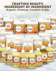 ORGANIC SESAME OIL (32 oz) Premium Cold Pressed Unrefined | 100% Pure Sesame Oil for Skin, Face, Hair, Soap Making | Carrier for Essential Oils | Available in Bulk | 32 FL OZ