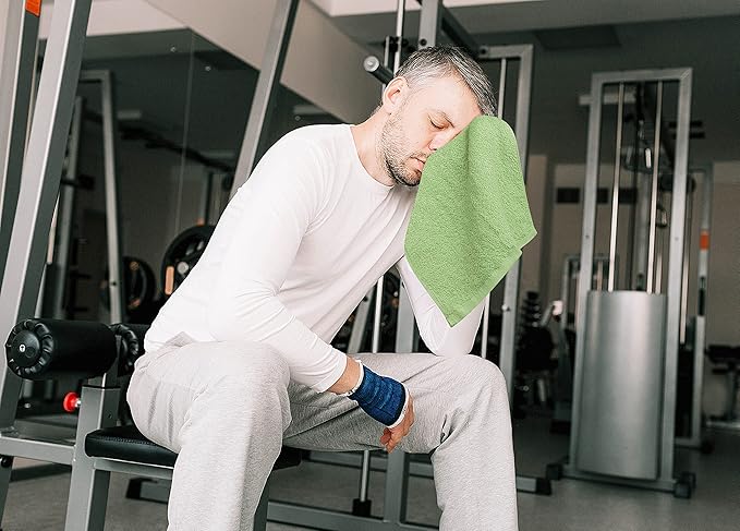 Utopia Towels 24 Pack Cotton Washcloths Set, 100% Ring Spun Cotton, Premium Quality Flannel Face Cloths, Highly Absorbent and Soft Feel Fingertip Towels, Sage Green