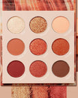 ColourPop Rock On Eyeshadow Palette - Warm, Earthy Terracotta Palette with Metallic and Matte Finishes - High-Pigment Eye Makeup with a Long-Wearing Formula (0.3 oz)
