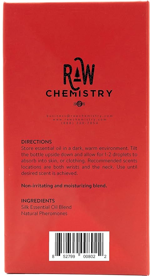 RawChemistry for Him - A Pheromone Infused Cologne Oil - Bold, Extra Strength Formula 15 ml.