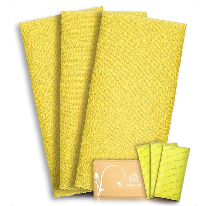 Casavida exfoliating washcloth back scrubber
