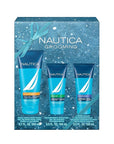 Nautica Grooming 3 Piece Gift Set, Notes of Grapefruit, Lavender, and Wood, Men's Fragrance, Long Lasting, Everyday Fragrance
