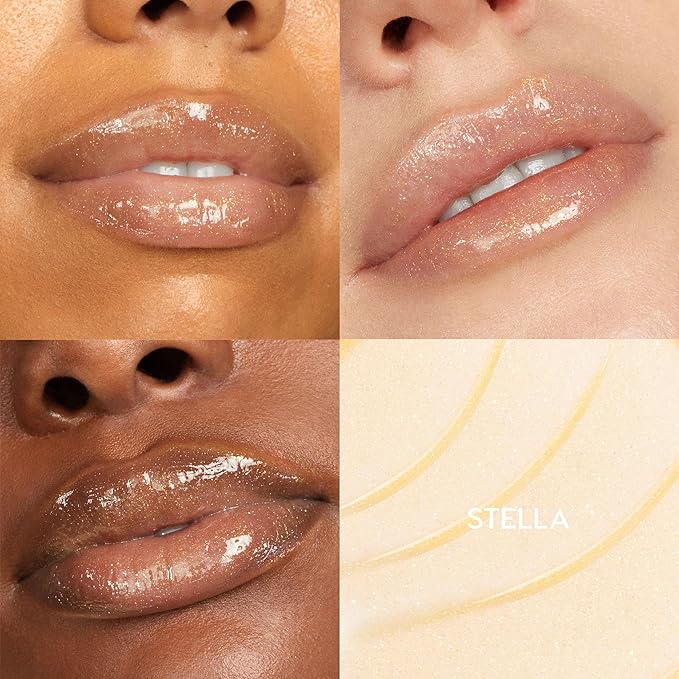 ColourPop Winx Club Ultra Glossy Lip Gloss - Hydrating, Sheer Orange Lip Gloss for Juicy, Fuller-Looking Lips - Formulated with Jojoba Oil to Moisturize & Nourish - Stella (0.11 oz)