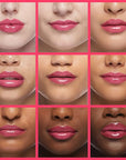 NOONI Vegan Appleseed Lip Oil Set - Appleberry & Applecherry & Appleplum | Long-Lasting, Moisturizing, Plumping, Revitalizing for Dry Lips, Waterproof, No Peel Off, 0.12 FL Oz x 3ea