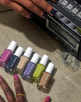 essie expressie quick dry nail polish, vegan, power moves, blue, feel the hype, 0.33 fl oz