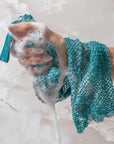 EcoTools Exfoliating Bath Net, Inspired by African Bath Net Sponge, Exfoliates & Cleanses Whole Body, Flexible & Reusable, Eco-Friendly Body Scrubber, Vegan & Cruelty-Free, 1 Count