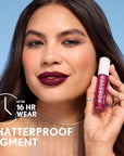 COVERGIRL Outlast Forever Velvet Pigment, 350 Forever Burgundy, Matte Lipstick, Vegan Formula, Easy to Use, Glides on Effortlessly, Long-Lasting, Perfect Color, 0.30oz