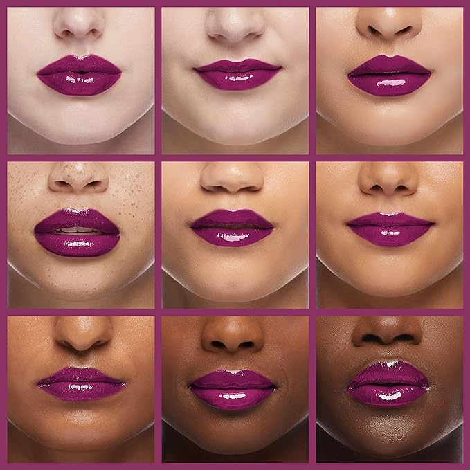 wet n wild Mega Last Catsuit High-Shine Liquid Lipstick Purple Berry Down Lo