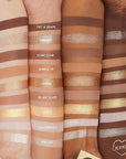 ColourPop Feelin' Bubbly Eyeshadow Palette - Brown & Gold Palette with Metallic and Matte Finishes - High-Pigment Eye Makeup with a Long-Wearing Formula (0.3 oz)