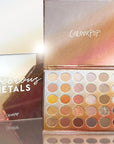 ColourPop Eyeshadow Palette - Eye Makeup Palette with Matte, Metallic, Matte Sparkle & Glitter Finishes - High-Pigment Eye Makeup with a Long-Wearing Formula - Precious Metals (1.16 oz)