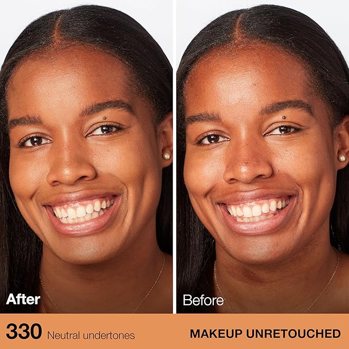 Maybelline Fit Me Dewy + Smooth Liquid Foundation Makeup, Toffee, 1 Count (Packaging May Vary)