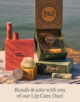Poppy & Pout Natural Lip Scrub, Moisturizing Sugar Scrub for Dry Lips, Lip Scrubber Exfoliator with Essential Oils Smooths and Hydrates Lips, In Recyclable Glass Jars, Cruelty Free - Orange Blossom