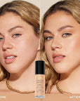 Milani Conceal + Perfect 2-in-1 Foundation + Concealer for a Flawless Complexion, Under Eye Corrector, Cover Redness and Imperfections, Waterproof and Sweatproof - Creamy Natural