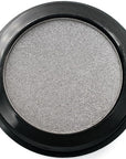 Platinum Silver Shimmering Gray Grey Pewter Pressed Powder Single Vegan Eyeshadow; Talc, Paraben & Cruelty Free