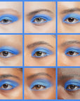 IS'MINE Single Blue Matte Eyeshadow Powder Palette High Pigment, Longwear, Intense Color Best Blue Eyeshadow