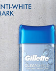 Gillette Antiperspirant and Deodorant for Men, 72hr Sweat & Odor Protection, Long Lasting Freshness, Anti-White Mark Technology, Clear Gel, Wild Rain Scent, 3.8 oz (Pack of 2)