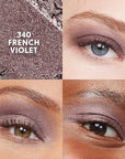 Covergirl Clean Eye Color, French Violet, Eyeshadow Sticks, Ultra Creamy Formula, Lightweight, Buildable Formula, Lasts All Day, Smudge-Proof, 0.05oz