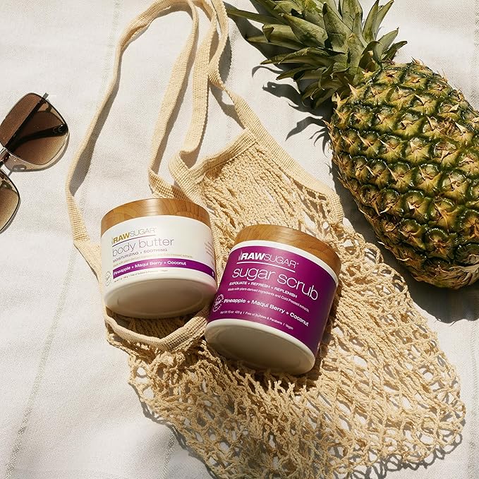 Raw Sugar Pineapple + Coconut + Exfoliating