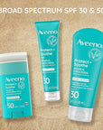 Aveeno Protect + Soothe Mineral Sunscreen Stick for Sensitive Skin, SPF 50, Water-Resistant for 80 minutes, Face & Body Sunscreen with Zinc Oxide & Oat, Fragrance-Free, Travel Size, 1.5 OZ